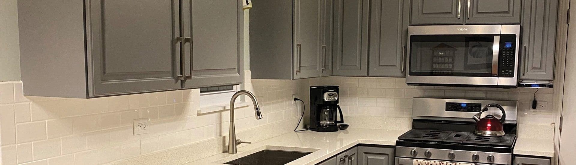 kitchen with coffee